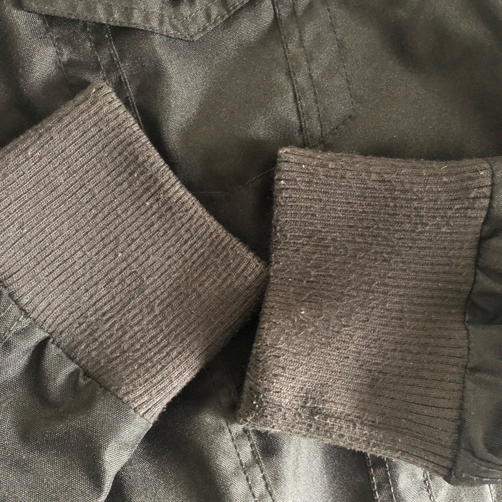 Levis Black Nylon Zip Front Bomber Jacket - Picture 4 of 4